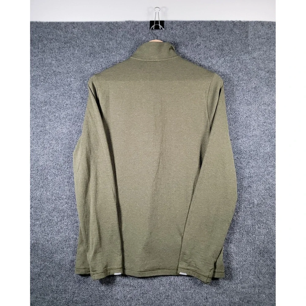 REI Co-op Swiftland Pullover Sweater Medium Polartec 1/4 Zip Grid Fleece Mock